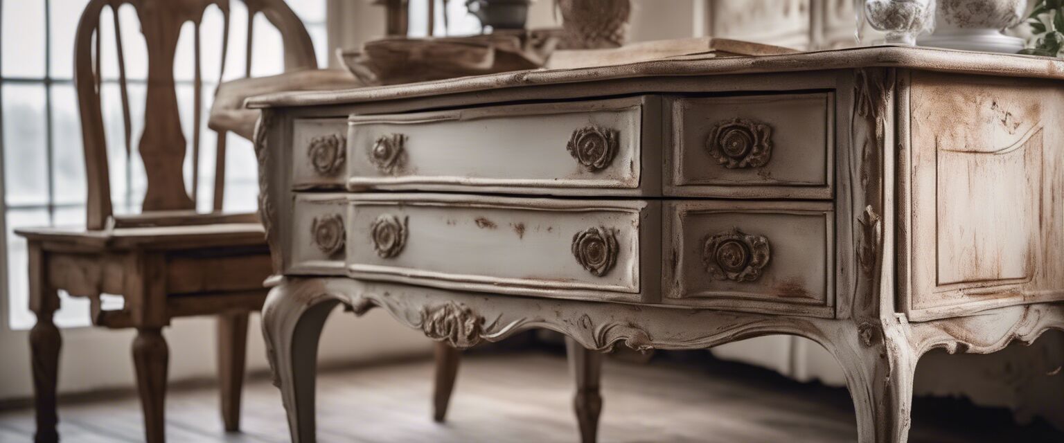 Restoring shabby chic furniture