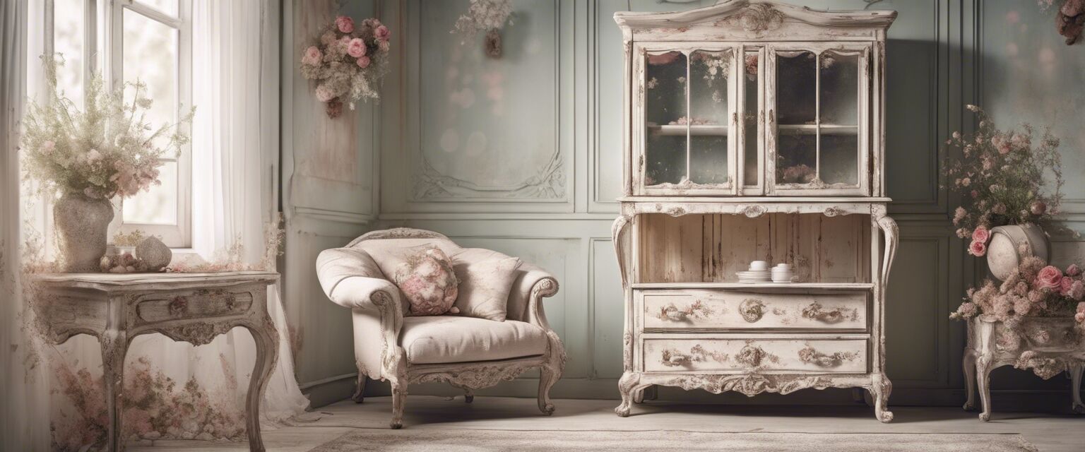 Upcycled shabby chic furniture